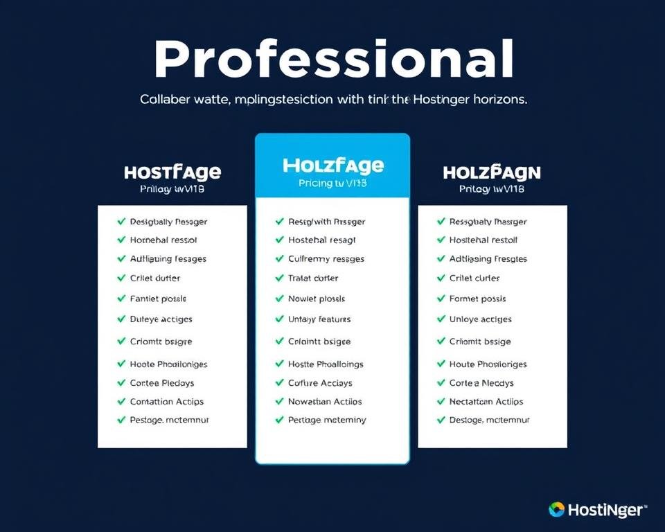 Hostinger Horizons pricing plans comparison